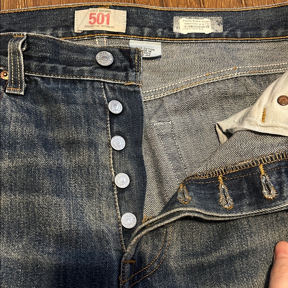 Classic Blue Denim Jeans - Picture 3 of 11